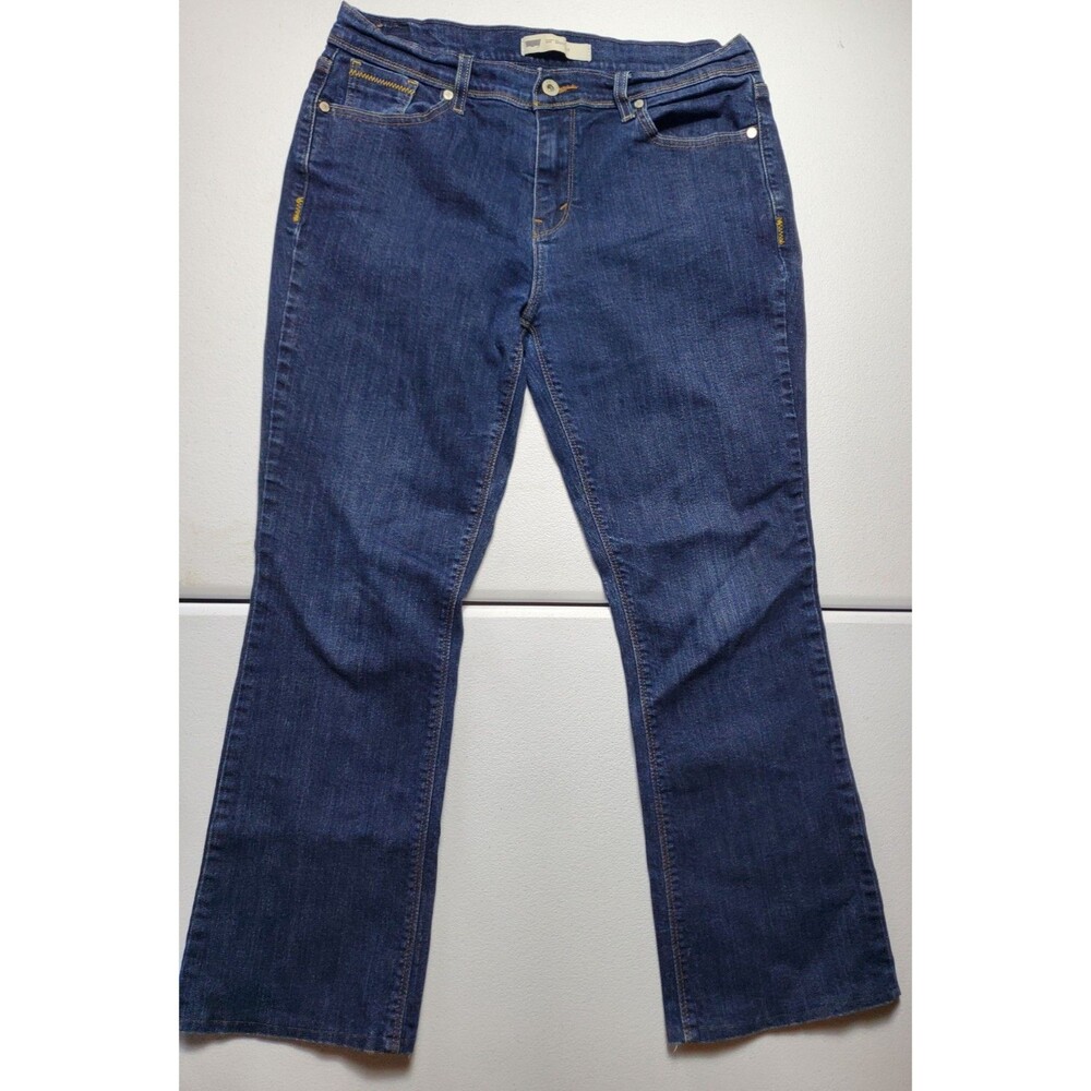 Levis 515 Jeans Womens 12M 32x26 Bootcut Flap Pockets Western Denim Preppy City